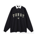 Vintage Lapel Men's Long Sleeve T-shirt